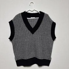 ニットベスト Vネック