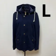 ꧁☼BLACK LABEL CRESTBRIDGE☼꧂紺フーデッドジャケットL