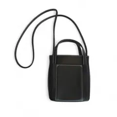 B&Y UNITED ARROWS ミニスクエアステッチショルダーバッグ