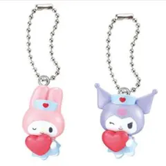 ガチャ サンリオ ナーススイングマスコット マイメロ クロミ 2個セット