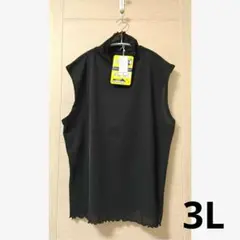 ◯新品 しまむら おかだゆり 3L メロウノースリーブ インナー ブラックのサムネイル