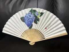 靖国神社　みたままつり扇子 画家濱田台兒 あじさい