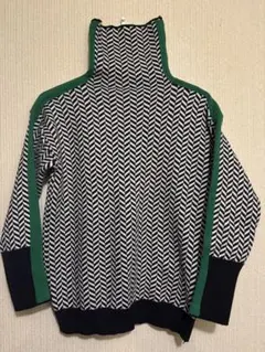 【古着】タートルネック　ニット