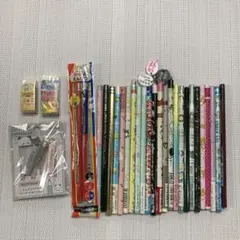 キャラクター柄の2B鉛筆セット 26本セット