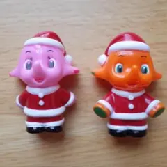 サトちゃん＆サトコちゃん☆サンタクロース クリスマス☆指人形