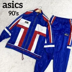 90年代asics 激レア ジャージ セットアップ - メルカリ