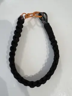 パラコード スマホストラップ 黒