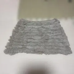 ベージュファー ネックウォーマー M