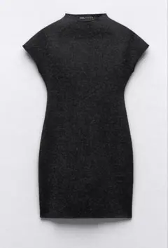 ZARA　ノースリーブタイトフィットミニワンピース
