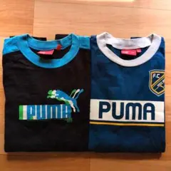 PUMA 長袖Tシャツ 160サイズ ネイビー/ブルー　2枚組
