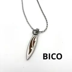 BICO ビコ サーフボード ネックレス チェーン45.5cm ウッドインレイのサムネイル