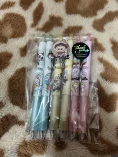 キャラクター柄ボールペン6本セット