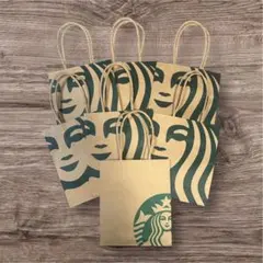 スターバックス ショッパー 7枚セット 紙袋 スタバ まとめ売り リメイク
