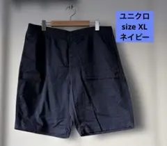 ユニクロ ハーフパンツ XL ネイビー