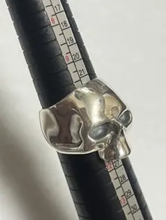【超美品】ナンバーナイン ジャムシルバー ドクロ リング 24号 正規品 本物 超美品】ナンバーナイン ジャムシルバー ドクロ リング 24号