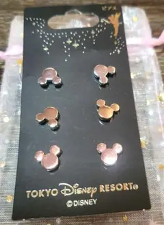 TOKYO DISNEY RESORT ミッキーマウス型ピアス 6個セット
