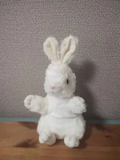 ホワイトウサギのぬいぐるみ　パペット