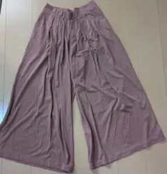 UNIQLO　Ｌサイズ ピンク ワイドパンツ
