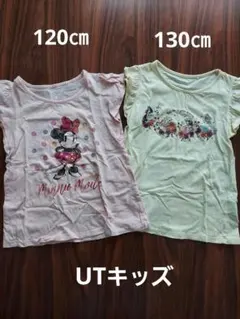 UTキッズ120㎝&130㎝⭐ディズニープリンセス&ミニーちゃん2点セット