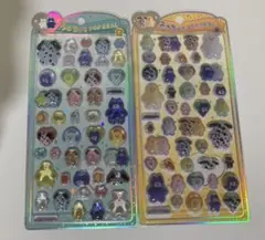 【正規品】うるちゅるポップシール モジョジョジョ mojojojo 2枚セット