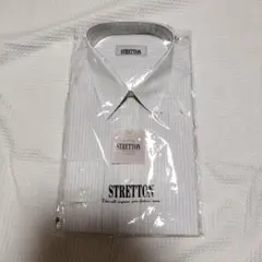 【新品未使用】ストライプ長袖 ワイシャツ40-82