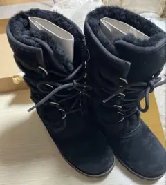 UGG ロングブーツ　ブラック　23センチ　箱無し冬靴