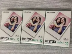 FUJIFILM instax mini チェキフィルム 10枚×3箱