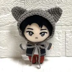 ④GiGO限定JO1 マスコット 金城碧海 キツネ耳ボンネット ネコ耳