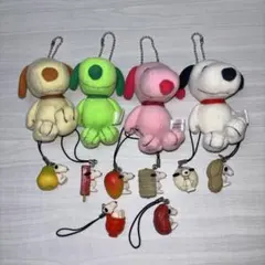 スヌーピー　まとめ　全国おいしいものアクセサリー　チェーンマスコット