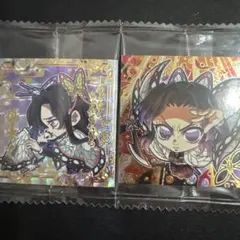 鬼滅の刃 ディフォルメシール ウエハース 胡蝶しのぶ 胡蝶姉妹 シークレット