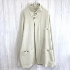 ジョルジュレッシュオム スタンドカラーシャツ ジャケット ベージュ Mのサムネイル