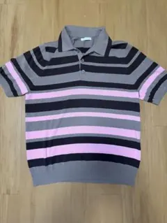 ZARA ボーダー ポロシャツ Mサイズ