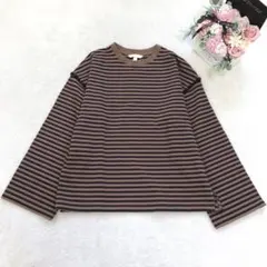 H＆M ボーダーカットソー 美品 トップス シンプル カジュアル Tシャツ