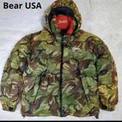 ベアー BEAR ダウンジャケット ヌプシ リバーシブル カモフラ Sサイズ