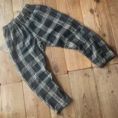 【そらまめ様専用】昭和レトロ 古布 布団皮 格子柄 うなぎの寝床 Lサイズ