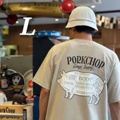 M PORKCHOP PORK BACK TEE SAND 木村拓哉 - メルカリ