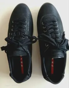 新品未使用♪PRADA ブラック レザー スニーカーサイズ37のサムネイル
