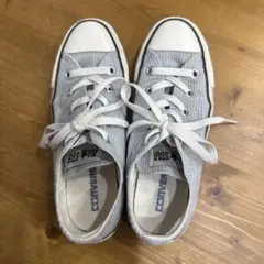 コンバース【CONVERSE ALL STAR 】グレー コーデュロイスニーカー