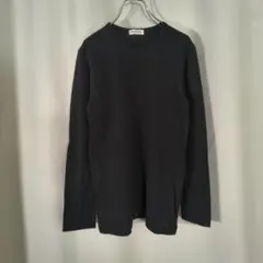 ②90s コムデギャルソン AD1997 黒 ロンT 長袖 Tシャツ 無地のサムネイル