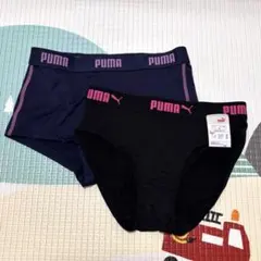 PUMA ショーツ 2枚セット ネイビー ブラック