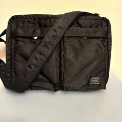 PORTER ポータータンカー　ショルダーバッグ ブラック　二層式