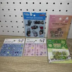 N97❤️ブロックデコシール　おはじきシール　ウォーターシール セリア
