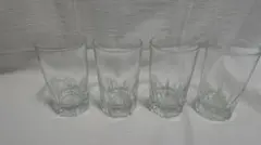 ガラスコップ 4個セット ストレートタイプ