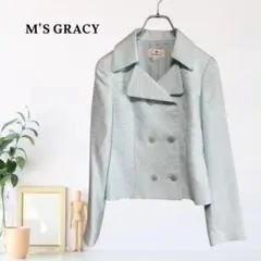 zY149【S】エムズグレイシー M'S GRACY テーラードジャケットのサムネイル