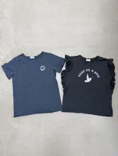Buho（ブーオ）　ネイビー　Tシャツ　2枚セット　8yのサムネイル