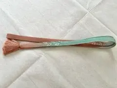 帯締め サーモンオレンジとミントグリーンのグラデーション 正絹