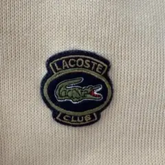 lacoste 黄色 イエロー コットンニット スウェットのサムネイル