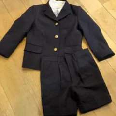 ネイビー セットアップ　フォーマル　男の子スーツ 120cm　卒園式、入学式に