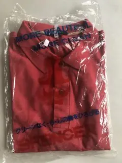 BURBERRY 赤 ポロシャツ Lサイズ