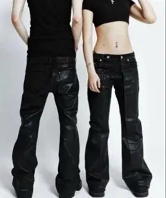 NO MASS PROD. 01GLM Flared jeans size 1 - メルカリ